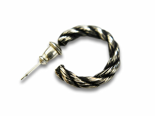 【BLUCO WORK GARMENT/ブルコワークガーメント】×【HATCHET/ハチェット】「Wire Pierce/針金ピアス」(Silver925)【DM便相応う】【相応う】(UNCROWD/アンクラウド/INTO THE LOCAL/イントゥザローカル/BLUE BIRD/ブルーバード/BWG)
