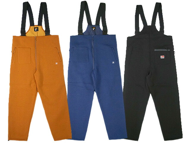 全3色【BLUCO/ブルコ】2024AW「Bonding Knit Overall/ボンディングニットオーバーオール」(145-13-002) (BWG/UNCROWD/アンクラウド/アメカジ/アウトドア/ミリタリー/ハーレー/バイカー/ホイールズアパレル/ホットロッド/WOLF PACK/ウルフパック)