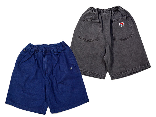 全2色【BLUCO/ブルコ】2025SS「12oz Denim Easy Work Shorts/12オンスデニムイージーワークショーツ」(153-45-004) (BWG/UNCROWD/アンクラウド/アメカジ/アウトドア/ミリタリー/ハーレー/バイカー/ホットロッド/ホイールズアパレル/WOLF PACK/ウルフパック)