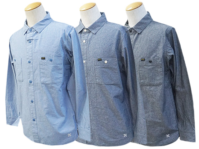 BLUCO CHAMBRAY WORK SHIRT Mサイズ ネイビー 新品 CHAMBRAY WORK SHIRT L/S – BLUCO. INC