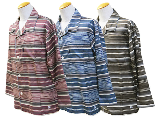 全3色【BLUCO/ブルコ】2025SS「Poolside L/S Shirts”MEXICAN”/プールサイドロングスリーブシャツ”メキシカン”」(153-11-004) (UNCROWD/アンクラウド/アメカジ/アウトドア/ミリタリー/ハーレー/バイカー/ホットロッド/ホイールズアパレル/WOLF PACK/ウルフパック)