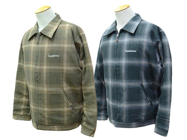 全2色【BLUCO/ブルコ】2025AW「Ombre Check Winter Work Jacket/オンブレチェックウインターワークジャケット」(157-31-038) (BWG/UNCROWD/アンクラウド/アメカジ/アウトドア/ミリタリー/ハーレー/バイカー/ホットロッド/ホイールズアパレル/WOLF PACK/ウルフパック)