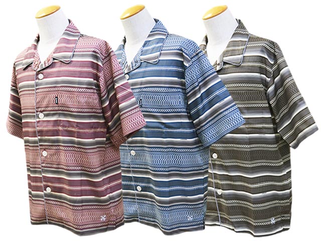 全3色【BLUCO/ブルコ】2025SS「Poolside S/S Shirts”MEXICAN”/プールサイドショートスリーブシャツ”メキシカン”」(153-21-009) (UNCROWD/アンクラウド/アメカジ/アウトドア/ミリタリー/ハーレー/ホットロッド/ホイールズアパレル/WOLF PACK/ウルフパック)