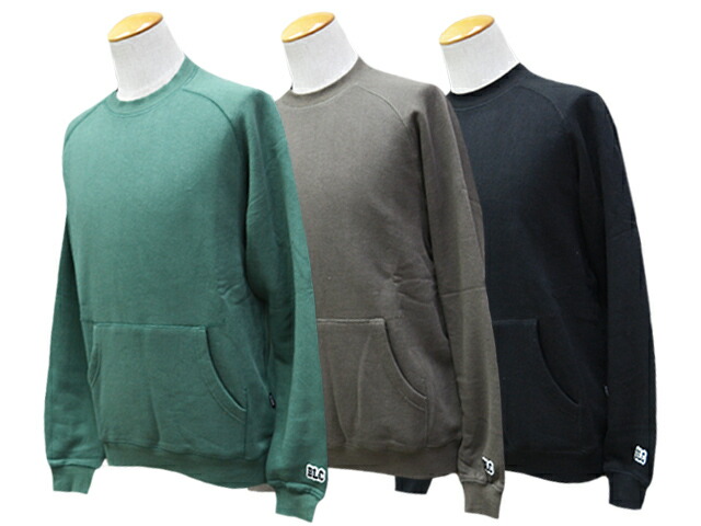 全3色【BLUCO/ブルコ】2025AW「Heavy Pile Sweatshirts/ヘヴィーパイルスウェットシャツ」(155-13-026) (BWG/UNCROWD/アンクラウド/アメカジ/アウトドア/WOLF PACK/ウルフパック)