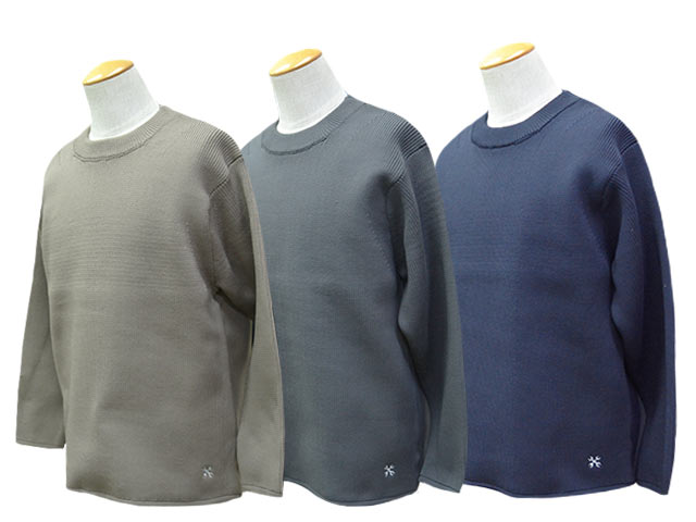 全3色【BLUCO/ブルコ】2025AW「Crew Neck Rib Knit Sweater/クルーネックリブニットセーター」(155-15-001) (BWG/UNCROWD/アンクラウド/アメカジ/アウトドア/WOLF PACK/ウルフパック) 8,360円