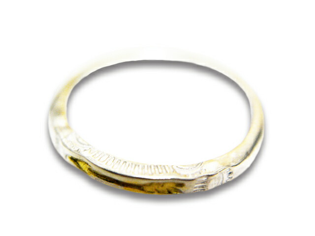 【CHOOKE/チョーク】「Round Stamp Ring”Arrow”/ラウンドスタンプリング”アロー”」(O-19B/K18)(オールドコイン/アンティークコイン/ヴィンテージコイン/ネイティブアクセサリー/ハーレー/アメカジ/プレゼント/WOLF PACK/ウルフパック)|WOLF PACK店