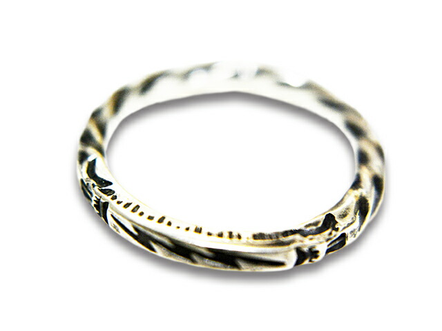 【CHOOKE/車輪止め】「Twist Stamp Ring”Thunder”/ツイストスタンプリング”サンダー”」(O-20A)(年寄りの鋳貨/アンティーク鋳貨/ヴィンテージコイン/原住民添え物/ハーレー/アメカジ/差し上げ物/WOLF PACK/狼容器に並べる)
