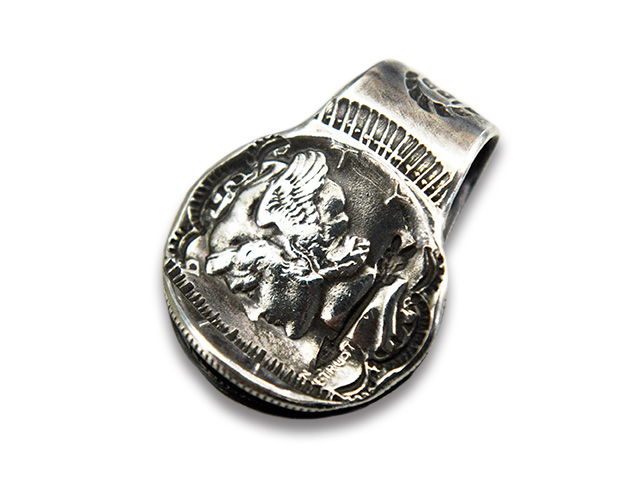 コンビニ受取対応商品 楽天市場 Chooke チョーク Dime Clip Mercury Two Face ダイムクリップ マーキュリー トゥーフェイス O 22c 送料 代引き手数料無料 あす楽対応 アメカジ ハーレー オールドコイン ネイティブアクセサリー Wolf Pack ウルフ