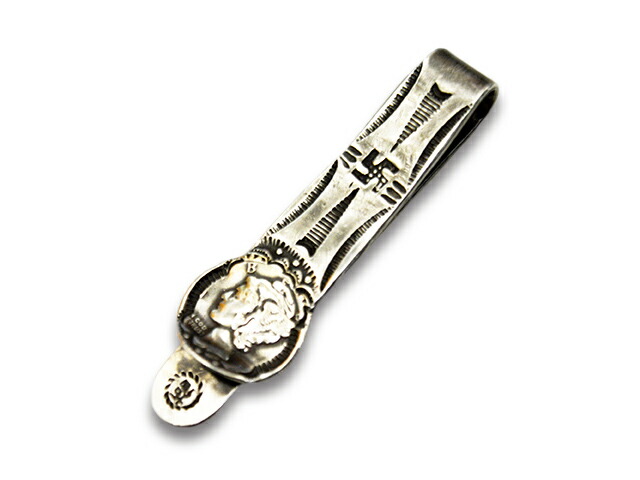【CHOOKE/チョーク】「Dime Bar Clip”Mercury”/ダイムバークリップ”マーキュリー”」(O-23B)【対応】 (オールドコイン/アンティークコイン/ヴィンテージコイン/ネイティブアクセサリー/ハーレー/アメカジ/プレゼント/WOLF PACK/ウルフパック)