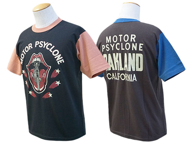 全2色【FREE WHEELERS/フリーホイーラーズ】2024SS「Short Sleeve Crew Neck Tee”LEWD CYCLE”/ショートスリーブクルーネックTee”ルードサイクル”」(2425008)(ホイールズアパレル/アメカジ/ミリタリー/ハーレー/WOLF PACK/狼容器に並べる)