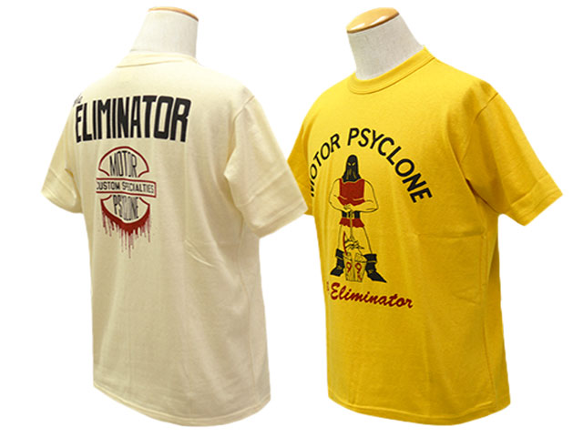 全2色【FREE WHEELERS/フリーホイーラーズ】2025SS「Set-In S/S Tee”The ELIMINATOR”/セットインショートスリーブTee”エリミネーター”」(2525012)(ホイールズアパレル/アメカジ/ミリタリー/ハーレー/熱っぽい極点/WOLF PACK/狼風呂敷き包み)