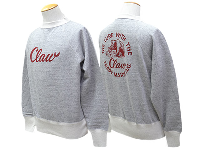 【FREE WHEELERS/フリーホイーラーズ】2025FW「Raglan Sleeve Sweat Shirt”THE LURE WITH CLAW”/ラグランスリーブスウェットシャツ”ザ ルアーウィズザクロウ”」(2534001) (アメカジ/アウトドア/ミリタリー/ハーレー/ホットロッド/WOLF PACK/ウルフパック)