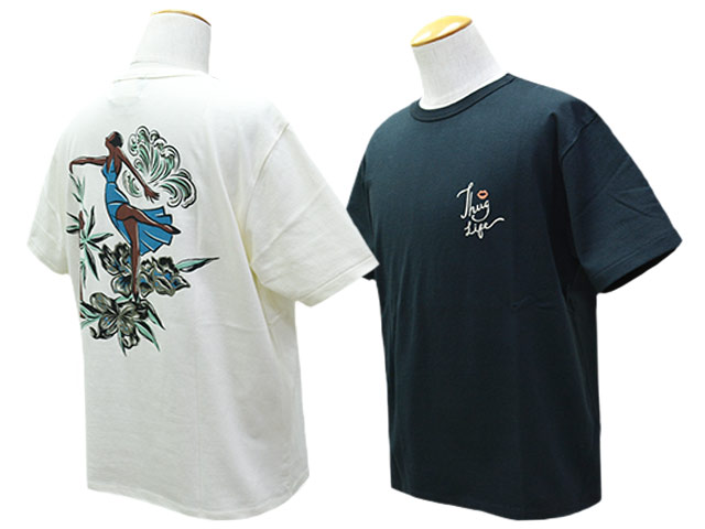 全2色【GANGSTERVILLE/ギャングスタービル】2025SS「LADY with PANTHER S/S Tee/レディーウィズパンサーショートスリーブTee」(GSV5125) (WEIRDO/ウィアード/GLAD HAND/グラッドハンド/WOLF PACK/ウルフパック)