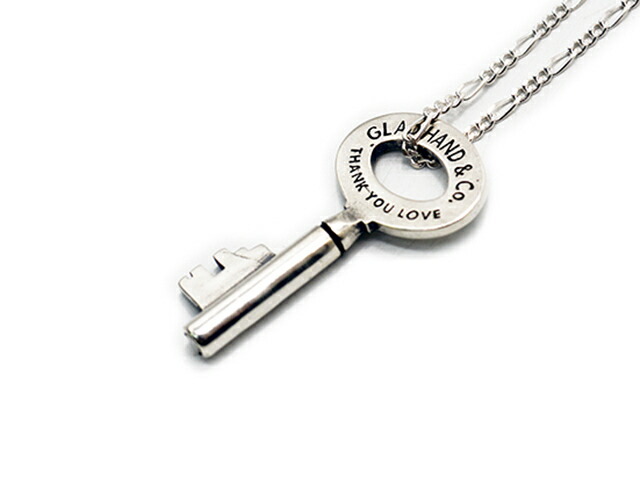 【GLAD HAND/グラッドハンド】「Key Pendant Top&Necklace Chain/キーペンダントトップ&ネックレスチェーン」(Silver925) (GANGSTERVILLE/ギャングスタービル/WEIRDO/ウィアード/ハーレー/ホットロッド/アメカジ/アクセサリー/プレゼント/WOLF PACK/ウルフパック)