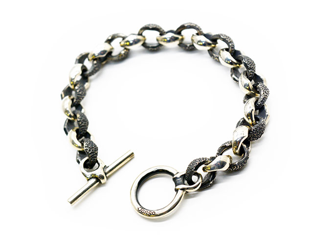 【Jango/ジャンゴ】「Bracelet-03/ブレスレット-03」(JBR-03) (Silver925/GERUGA/ゲルガ/LOST CONTROL/ロストコントロール/ハーレー/プレゼント/シルバー/アクセサリー/アメカジ/ホイールズアパレル/ホットロッド/WOLF PACK/ウルフパック)