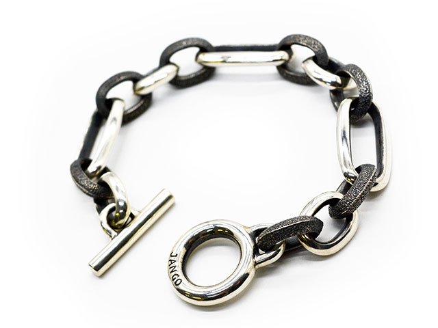【Jango/ジャンゴ】「Bracelet-06/ブレスレット-06」(JBR-06) (Silver925/GERUGA/ゲルガ/LOST CONTROL/ロストコントロール/ハーレー/プレゼント/シルバー/アクセサリー/アメカジ/ホイールズアパレル/ホットロッド/WOLF PACK/ウルフパック)