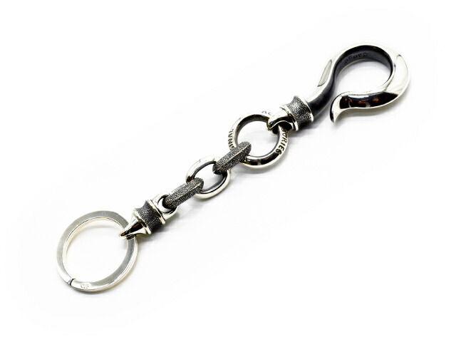 【Jango/ジャンゴ】「Key Holder-09 Custom/キーホルダー-09カスタム」(JKH-09-CUSTOM)(Silver925/GERUGA/先だつものガ/LOST CONTROL/ロスト抑えつける/ハーレー/差し上げ物/しろがね色/付属物/アメカジ/ホイールズアパレル/熱っぽい極点/WOLF PACK/狼容器に並べる)