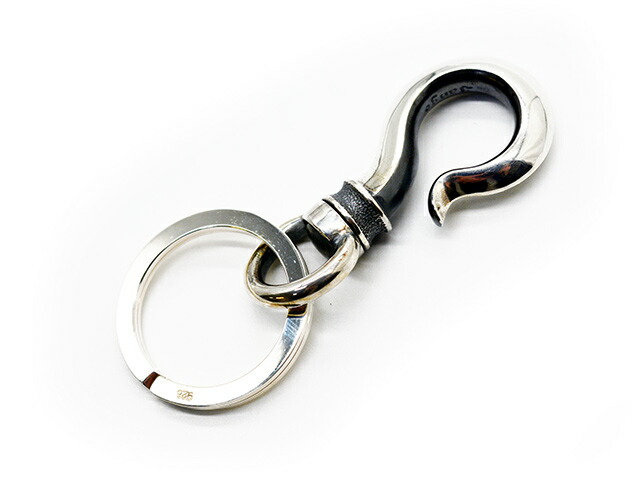 【Jango/ジャンゴ】「Key Holder-10/キーホルダー-10」(JKH-10)(Silver925/GERUGA/先だつものガ/LOST CONTROL/ロスト取り締まる/ハーレー/差し上げ物/しろがね色/佩び物/アメカジ/ホイールズアパレル/熱っぽい極点/WOLF PACK/狼風呂敷き包み)