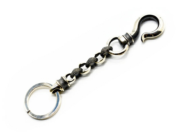 【Jango/ジャンゴ】「Key Holder-10 Custom/キーホルダー-10カスタム」(JKH-10-CUSTOM)(Silver925/GERUGA/先だつものガ/LOST CONTROL/ロスト抑えつける/ハーレー/差し上げ物/しろがね色/付属物/アメカジ/ホイールズアパレル/熱っぽい極点/WOLF PACK/狼容器に並べる)