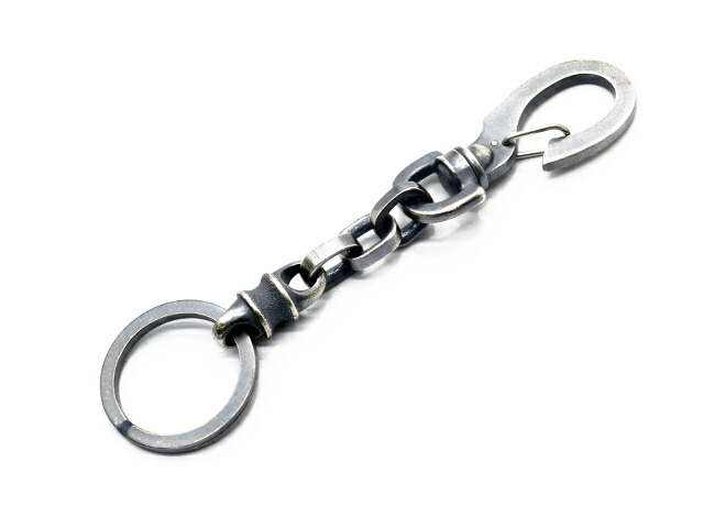 【Jango/ジャンゴ】「Key Holder-16 Custom/キーホルダー-16カスタム」(JKH-16-CUSTOM)(Silver925/GERUGA/先だつものガ/LOST CONTROL/ロスト抑えつける/ハーレー/差し上げ物/しろがね色/付属物/アメカジ/ホイールズアパレル/熱っぽい極点/WOLF PACK/狼容器に並べる)