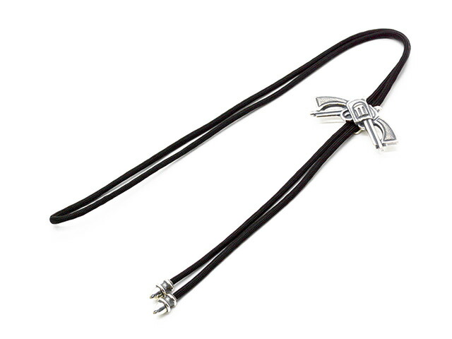 【Jango/ジャンゴ】「Cross Pistol Loop Tie/クロスピストルループタイ」(JNT-20)(ボロタイ王国/Silver925/GERUGA/先だつものガ/LOST CONTROL/ロスト抑えつける/ハーレー/差し上げ物/しろがね色/添え物/アメカジ/ホイールズアパレル/WOLF PACK/狼容器に並べる)