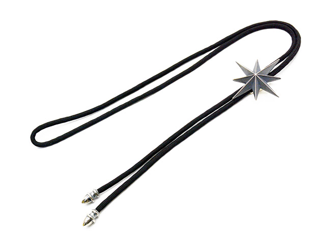 【Jango/ジャンゴ】「Star Burst Loop Tie/スターバーストループタイ」(JNT-21)(ボロタイ王国/Silver925/GERUGA/先だつものガ/LOST CONTROL/ロスト抑えつける/ハーレー/差し上げ物/しろがね色/添え物/アメカジ/ホイールズアパレル/WOLF PACK/狼容器に並べる)