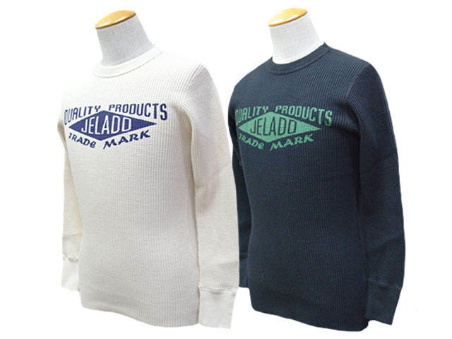 全2色【JELADO”ATHLETIC BRAND”/ジェラード”アスレチックブランド名”】2025AW「Crew Neck MEGA Thermal”Official Logo”/クルーネックメガサーマル”オフィシャルロゴ”」(AB94234-25MS)(ザ トゥーモンキーズ/アメカジ/ハーレー/WOLF PACK/狼容器に並べる)