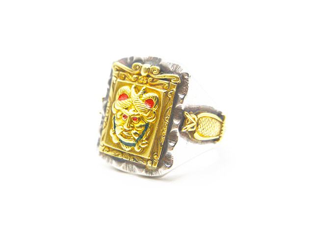 【JELADO”STARRY GATE”/ジェラード”スターリーゲート”】「Mexican Ring”Devil”/メキシカンリング”デビル” 」(SG94616) (The 2 Monkeys/ザ トゥーモンキーズ/アメカジ/デニム/ハーレー/ホットロッド/WOLF PACK/ウルフパック)