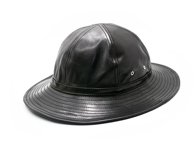 【Mr.FATMAN/ミスターファットマン】2025AW「Leather Fatigue Hat/レザーファティーグハット」(5254010) (THE FAT HATTER/ファットハッター/帽子/ヘッドウェア/キャップ/アメカジ/WOLF PACK/ウルフパック)