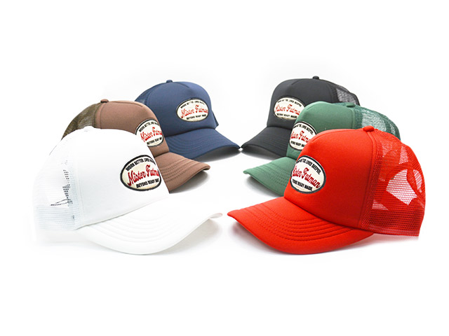 全6色【Mr.FATMAN/ミスターファットマン】2026SS「Wappen Mesh Cap/ワッペンメッシュキャップ」(5261012) (THE FAT HATTER/ザ ファットハッター/帽子/ヘッドウェア/キャップ/アメカジ/ハーレー/バイカー/プレゼント/WOLF PACK/ウルフパック)