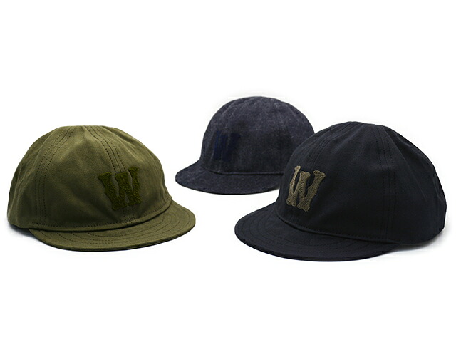 全3色【CLUMBER/クランバー】「Chain Stitch Embroidery A-3 Cap/チェーンステッチエンブロイダリーA-3キャップ」(ハンドルミシン/刺繍ワッペン/ハンドメイド/アメカジ/ハーレー/バイカー/帽子/プレゼント/WOLF PACK/ウルフパック)｜WOLF PACK店