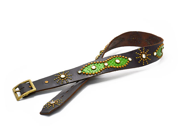【HTC(Hollywood Trading Company)/エイチティーシー(ハリウッドトレーディングカンパニー)】「Leather Studs Belt\