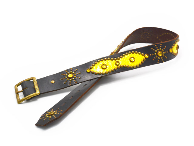 【HTC(Hollywood Trading Company)/エイチティーシー(ハリウッドトレーディングカンパニー)】「Leather Studs Belt\