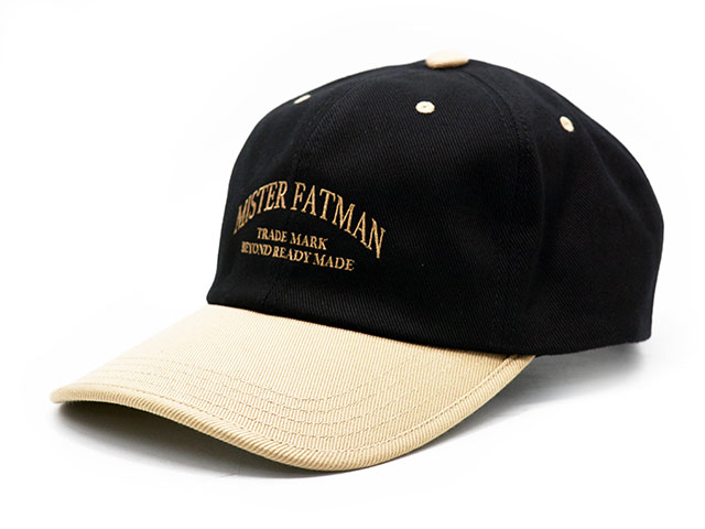 【Mr.FATMAN/ミスターファットマン】2026AW「Two Tone Embroidery Cap/ツートーンエンブロイダリーキャップ」(5262006)(THE FAT HATTER/ザ ファットハッター/ホイールズアパレル/アメカジ/ハーレー/バイカー/WOLF PACK/ウルフパック)|WOLF PACK店