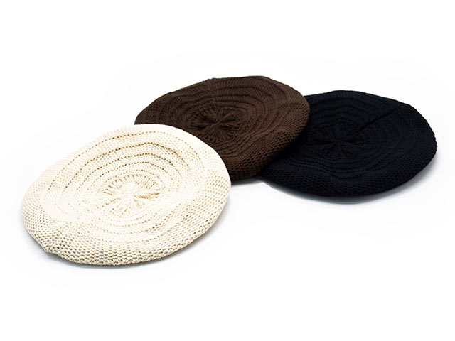 全3色【Mr.FATMAN/ミスターファットマン】2026SS「Big Tum Knit Beret/ビッグタムニットキャップ」(5261005)(THE FAT HATTER/ザ ファットハッター/ホイールズアパレル/アメカジ/ハーレー/バイ鉄道車両/WOLF PACK/狼風呂敷き包み)