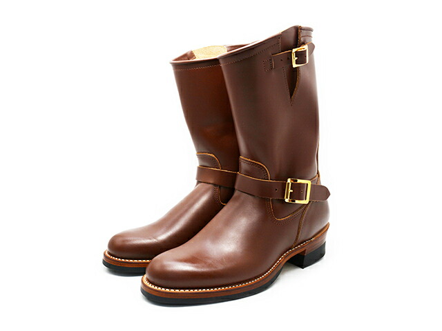 限定【BILTBUCK by ATTRACTIONS/ビルトバックバイアトラクションズ】「Engineer Boots-Brown Steerhide”Lot.269SP”/エンジニアブーツ-ブラウンステアハイド”Lot.269SP”」(GOLD)(ATTRACTIONS/アトラクションズ/アメカジ/ハーレー/WOLF PACK/ウルフパック)|WOLF PACK店