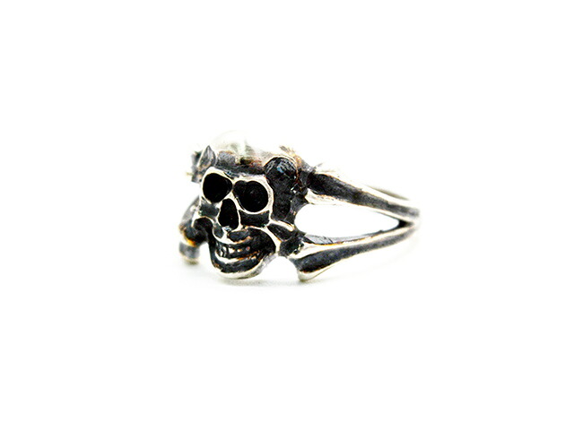 【MASA SCULP/マサスカルプ】「Memento Mori Ring/メメントモリリング」(XA25-016)(BILTBUCK/ATTRACTIONS/ビルトバック/アトラクションズ/WEARMASTERS/ウエアマスターズ/アメカジ/ハーレー/WOLF PACK/ウルフパック)|WOLF PACK店