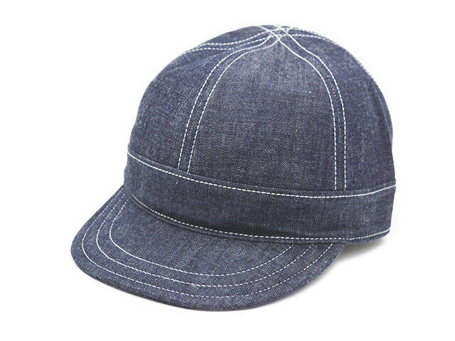 【WEARMASTERS by ATTRACTIONS/ウエアマスターズバイアトラクションズ】2024SS「Denim Circle Cap/デニムサークルキャップ」(846) (アメカジ/BILTBUCK/ビルトバック/ハーレー/バイカー/ホイールズアパレル/帽子/プレゼント/WOLF PACK/ウルフパック)