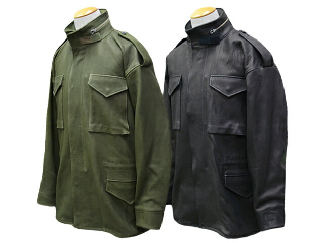 全2色【CWORKS by FINE CREEK\u0026CO/シーワークス バイ ファインクリークアンドコー】「Deerskin Field Jacket”Lield”/ディアスキンフィールドジャケット”リエルド”」(CWJK025)(ファインクリークレザーズ/なめし革上衣/アメカジ/狼容器に並べる)
