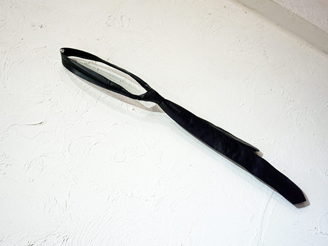 【MOSSIR by FINE CREEK&CO/モシール バイ ファインクリークアンドコー】2025SS「Washable Leather Tie”CORRECT”/ウォッシャブルレザータイ”コレクト”」(MOAC001)【予約商品/2025年3月-8月入荷予定】
