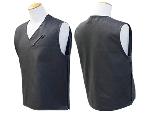 【MOSSIR by FINE CREEK\u0026CO/モシール バイ ファインクリークアンドコー】「FIR Cowhide Pullover Vest”Lile”/遠赤外線カウハイドプルオーバーベスト\