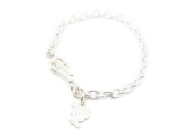 別注【FIRST ARROW\u0027s/ファーストアローズ】×【WOLF PACK/狼風呂敷き包み】「1.5φ Chain Bracelet with SV Shakin\u0027 Logo/SVシェイキンロゴ付き添い人1.5φチェーン店腕輪」(BR-WP02-SV)(原住民/北米インディアン/宝飾品/アメカジ/佩び物/差し上げ物)