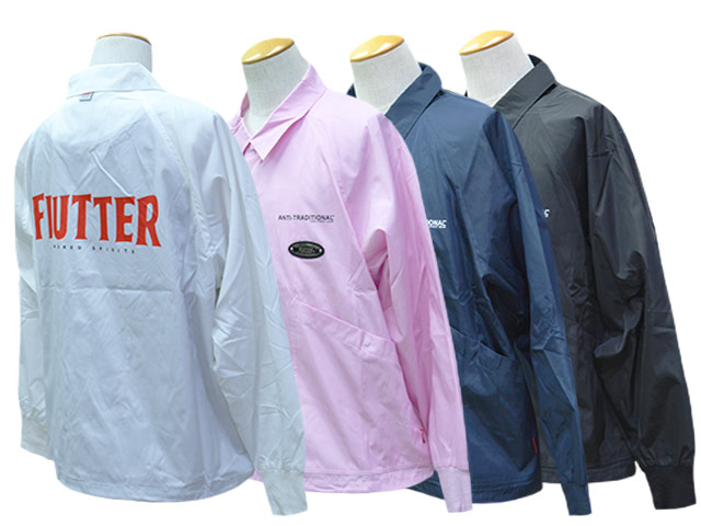 全4色【FLUTTER/フラッター】2025AW「&rdquo;The Dress&rdquo;OG Logo Wind Breaker/&rdquo;ザ ドレス&rdquo;OGロゴウインドブレーカー」(FL25-JKT002)(ホイールズアパレル/アメカジ/ハーレー/バイカー/バイク/チョッパー/ボバー/カスタム/ホットロッド/WOLF PACK/ウルフパック)｜WOLF PACK店 12,045円