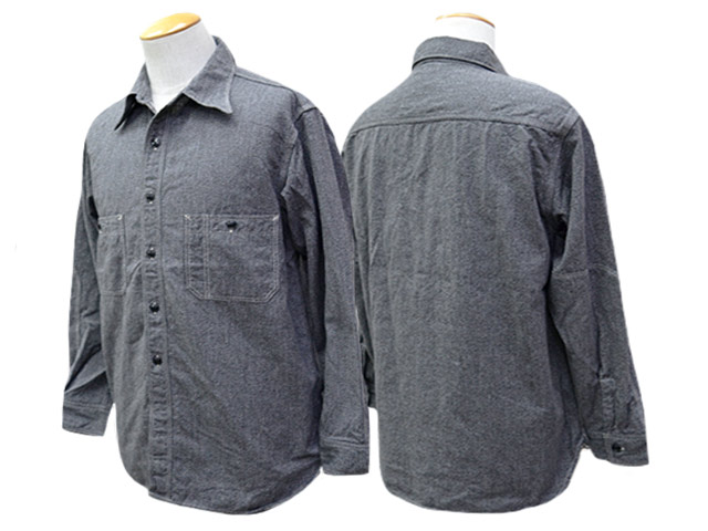 【FULLCOUNT/フルカウント】2026SS「Triple Stitch Covert Chambray Shirt/トリプルステッチコバートシャンブレーシャツ」(4090C) (デニム/ジーンズ/インディゴ/アメカジ/ハーレー/ホットロッド/ミリタリー/WOLF PACK/ウルフパック)