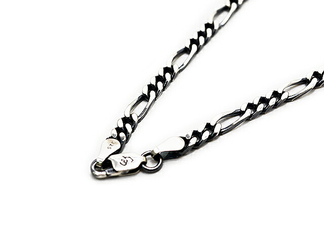 【galcia/ガルシア】「Figaro Necklace Chain/フィガロネックレスチェーン」(17NC-FG02)(宝飾品/ハーレー/差し上げ物/佩び物/アメカジ/熱っぽい極点/タトゥー/WOLF PACK/狼風呂敷き包み)