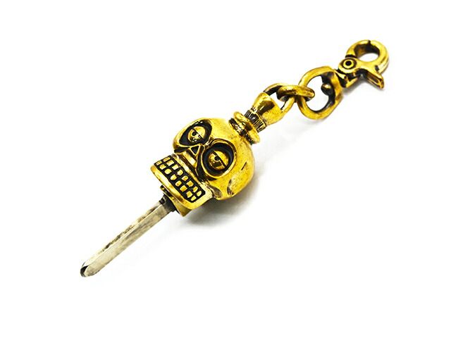 【galcia/ガルシア】「CALAVERA Custom Key”Small”/カラベラカスタムキー”スモール”」(20KP-CL02BB)(宝飾品/ハーレー/差し上げ物/付属物/アメカジ/熱っぽい極点/タトゥー/WOLF PACK/狼容器に並べる)