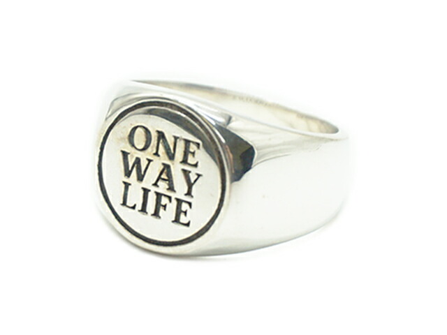 【EVILACT/イーブルアクト】「One Way Life Ring/ワンウェイライフリング」(EA24-39-A08)(GOODSPEED equipment/グッドスピードイクイップメント/ハーレー/バイカー/アクセサリー/プレゼント/アメカジ/ホイールズアパレル/チョッパー/WOLF PACK/ウルフパック)｜WOLF PACK店