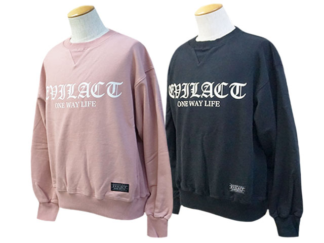 全2色【EVILACT/イーブルアクト】2024AW「Heavy Crew/甚だしい労働者の一団」(EA24-ACT2-T02)(GOODSPEED equipment/グッドスピードイクイップメント/ハーレー/バイ鉄道車両/アメカジ/ホイールズアパレル/WOLF PACK/狼容器に並べる)