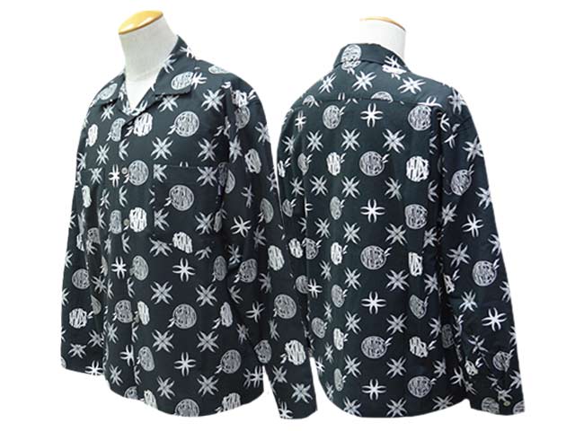 【HWZN BROSS/ハウゼンブロス】2025AW「Cross Code L/S Shirts/クロスコードロングスリーブシャツ」(ホイールズアパレル/アメカジ/ホットロッド/ハーレー/バイク/WOLF PACK/ウルフパック)｜WOLF PACK店