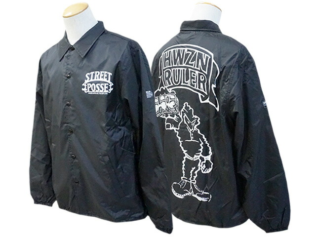 【楽天市場】【HWZN BROSS/ハウゼンブロス】×【RULER/ルーラー】2023AW「SP Plaque Coach Jacket”STREET  POSSE”/SPプラークコーチジャケット